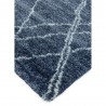 Tapis berbère bleu et crème