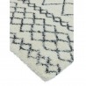 Tapis ivoire et gris style berbère