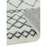 Tapis ivoire et gris style berbère
