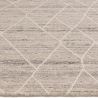 Tapis berbère en laine gris clair