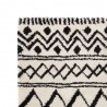 Tapis de salon style berbère ivoire et noir