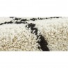 Tapis d'inspiration berbère ivoire et noir