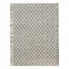 Tapis design ivoire style berbère en laine