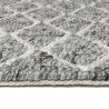 Tapis design ivoire style berbère en laine