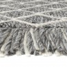 Tapis design ivoire style berbère en laine