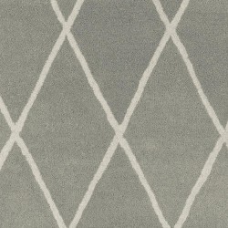 Tapis d'inspiration berbère en laine gris