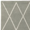 Tapis d'inspiration berbère en laine gris